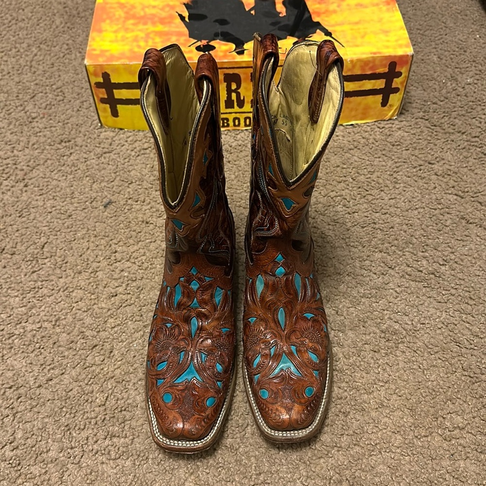 Corral dark chedron cowboy boots
